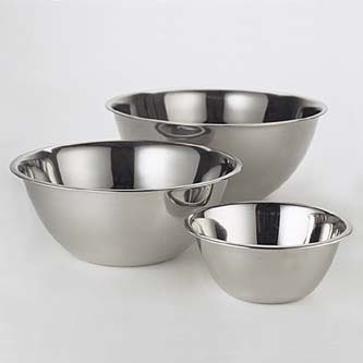 stainless steel mixing bowls