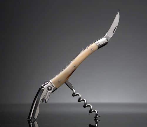 Laguiole sommelier's knife - bone handle 