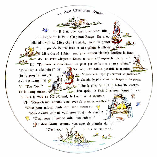 le petit chaperon rouge 30 cm cake platter 