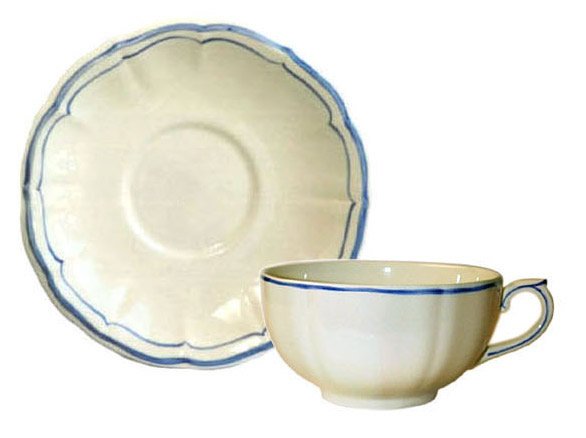 filets bleus breakfast cup & saucer 