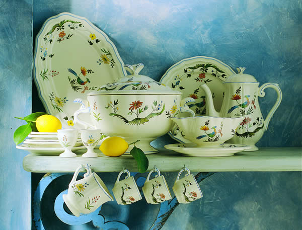 oiseaux de paradise dinner service