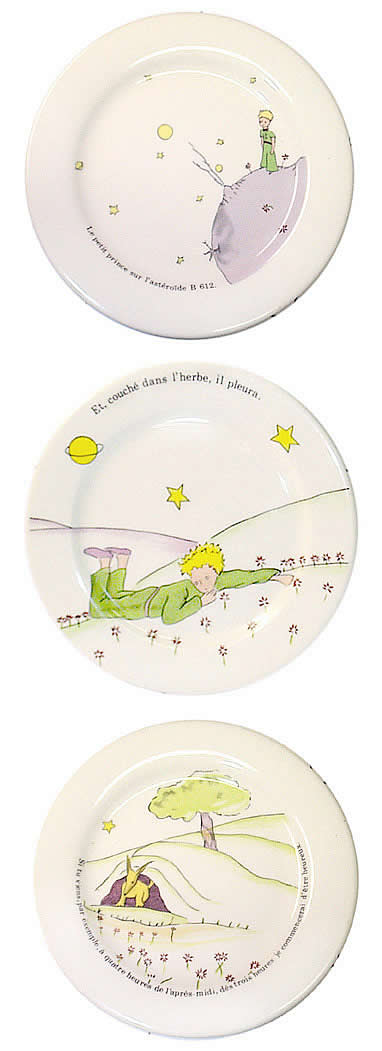 le petit prince plates 16.5 cm 