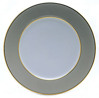 rim soup/pasta bowl - pastel grey