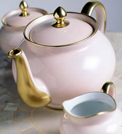 limoges rose petal teaset