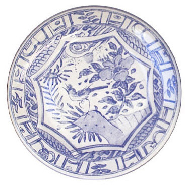 oiseau bleu plate 21. 8 cm