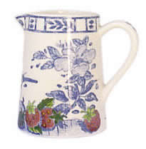 oiseau bleu handpainted creamer