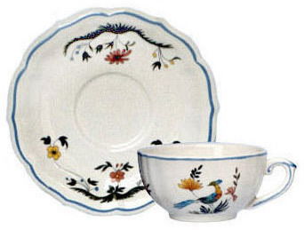 oiseaux de paradis low tea cup