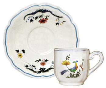 oiseaux de paradis high tea cup