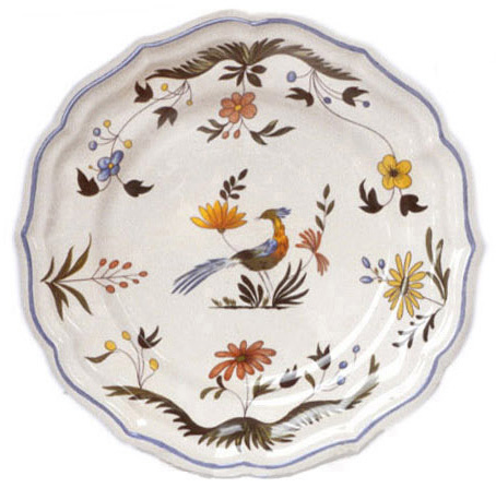 oiseaux de paradis plate 26 cm