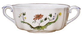 oiseaux de paradis bouillon cup with handles