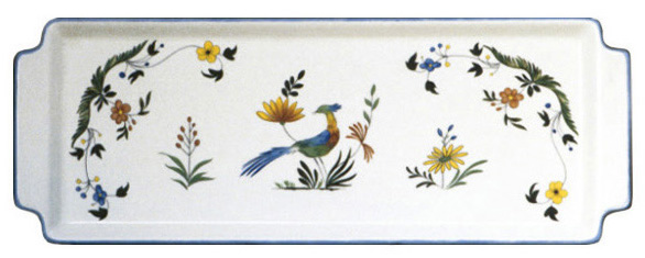 oiseaux de paradis oblong serving platter