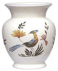 oiseaux de paradis vase