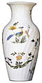 oiseaux de paradis fluted vase