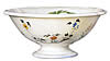 oiseaux de paradis footed open salad bowl