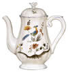 oiseasux de paradis coffee pot