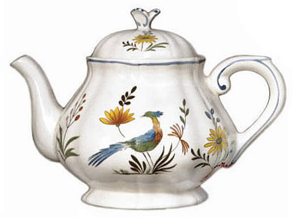 oiseaux de paradis teapot