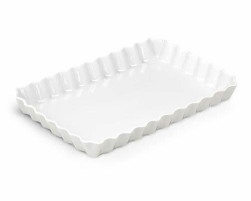 fluted oven dish