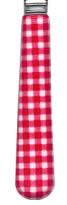 gingham red